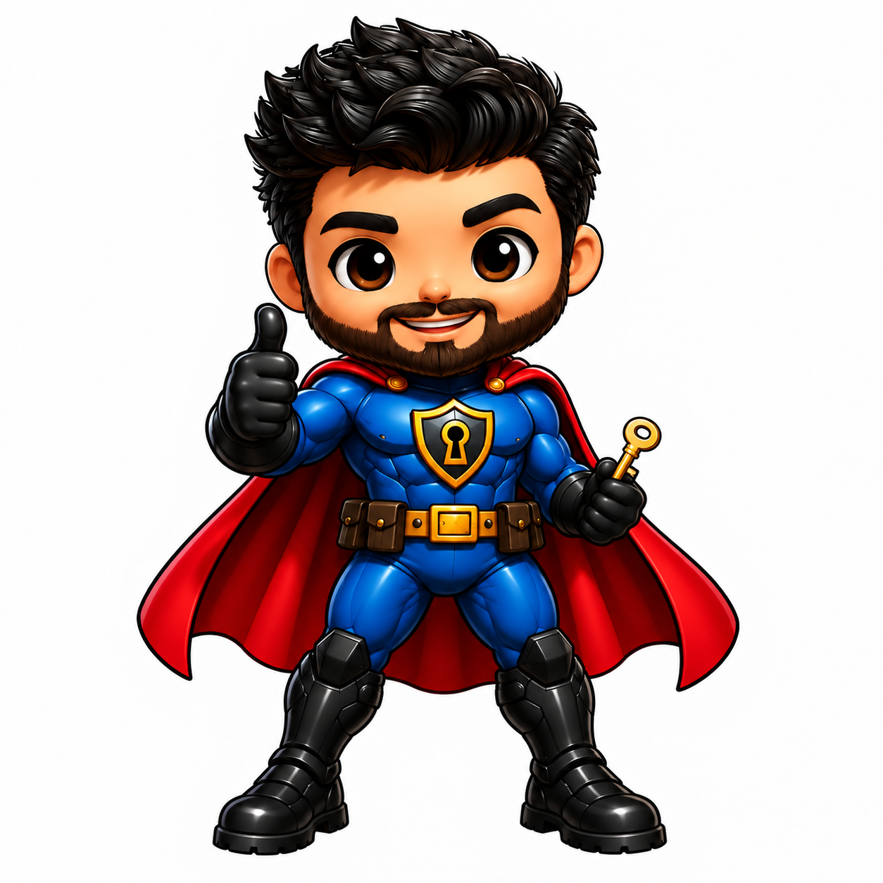 Hero ready to help